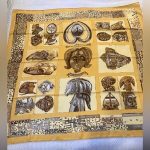 Authentic Hermes Silk Scarf. Like new.